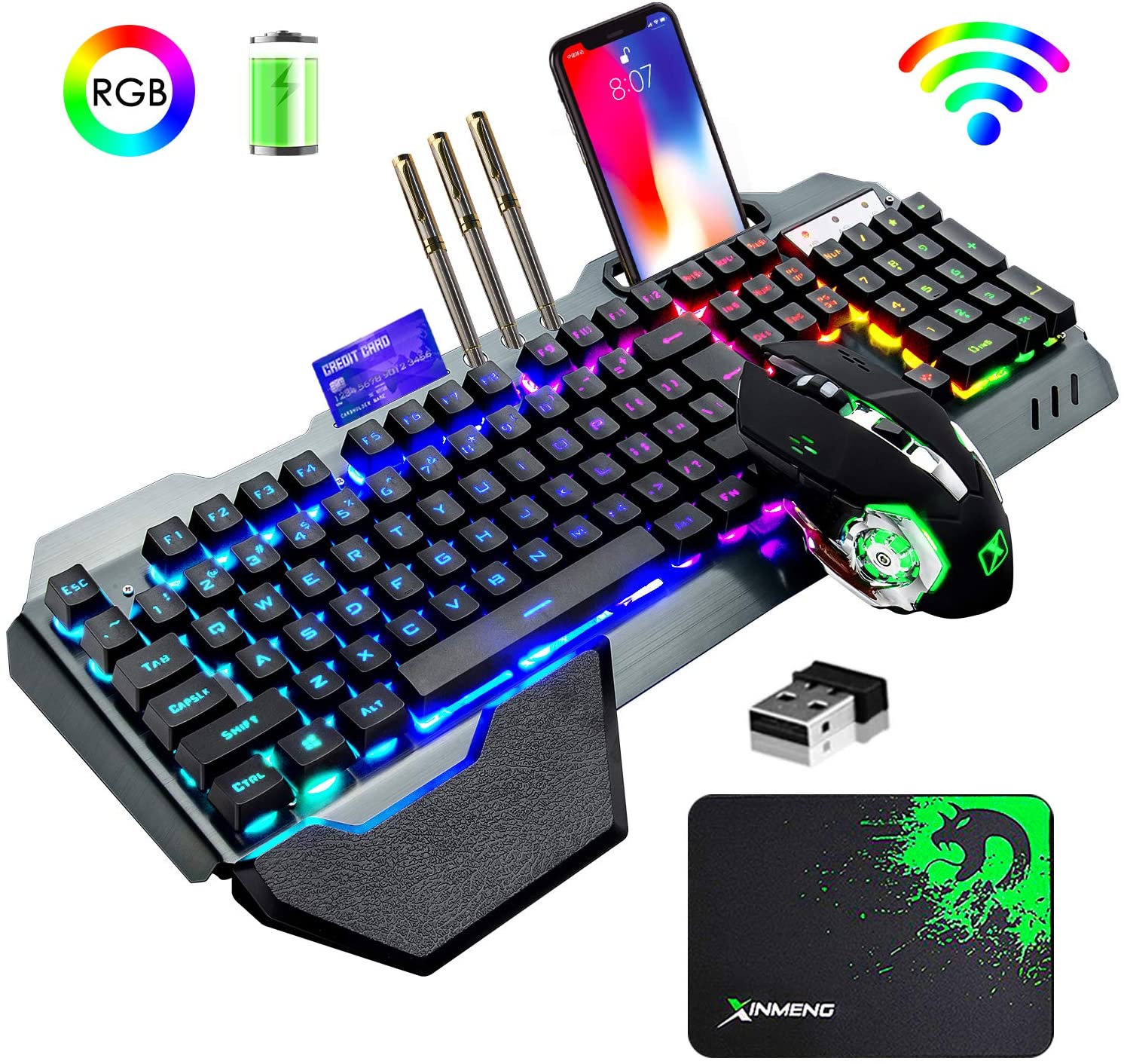 Gaming Keyboard Mouse Combo - K680 Wireless Gaming Keyboard and Mouse