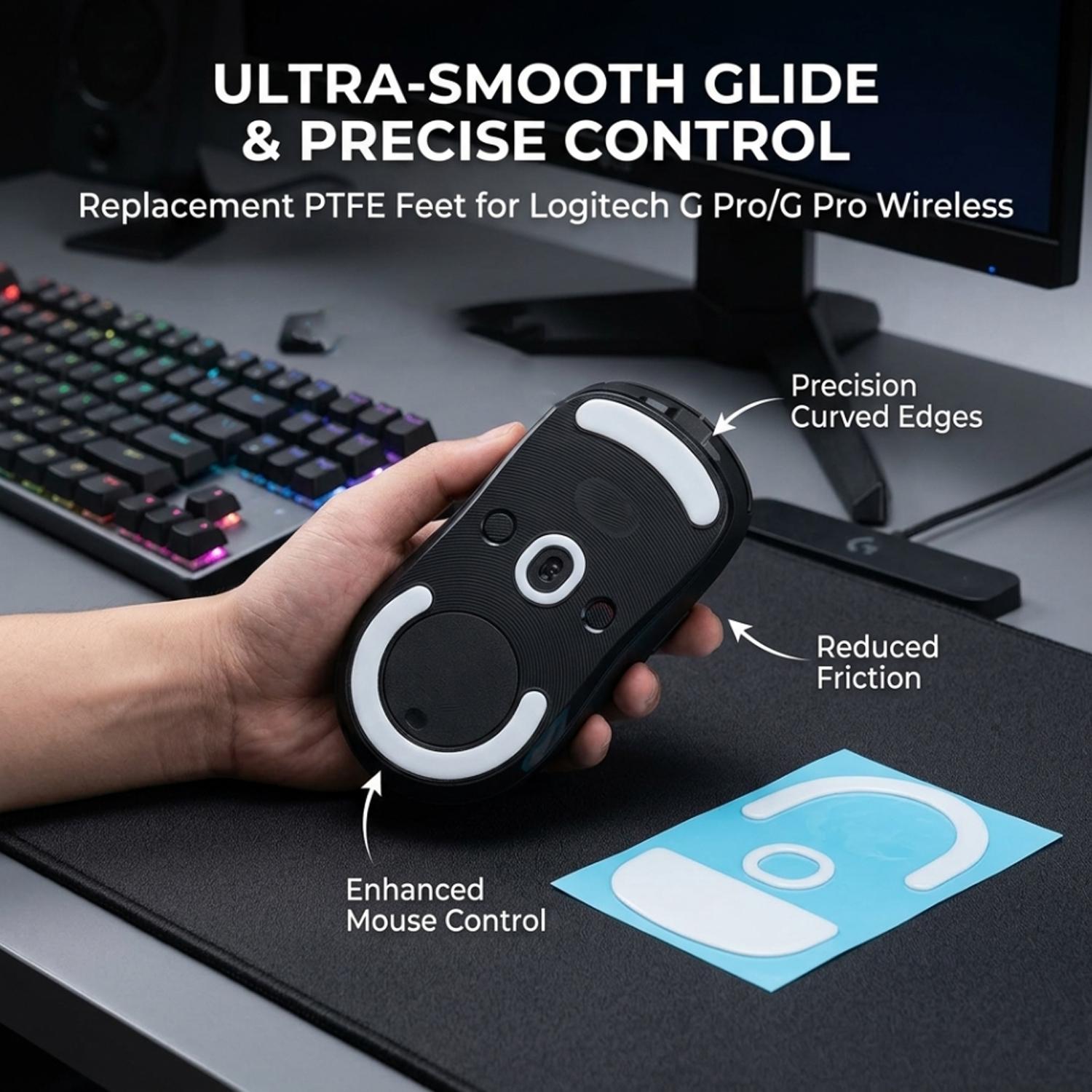Logitech Mouse G Pro X Superlight - For Mouse Skate Pad For Logitech