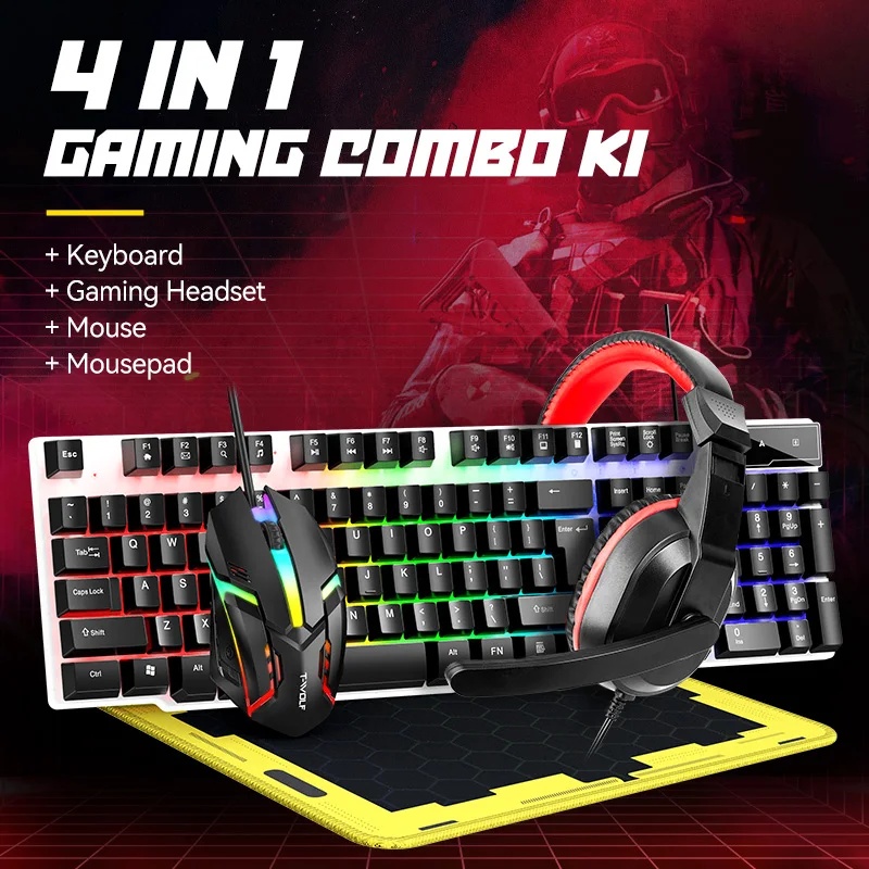 Gaming Keyboard Mouse Combo - NEW USB Keyboard And Mouse Gaming