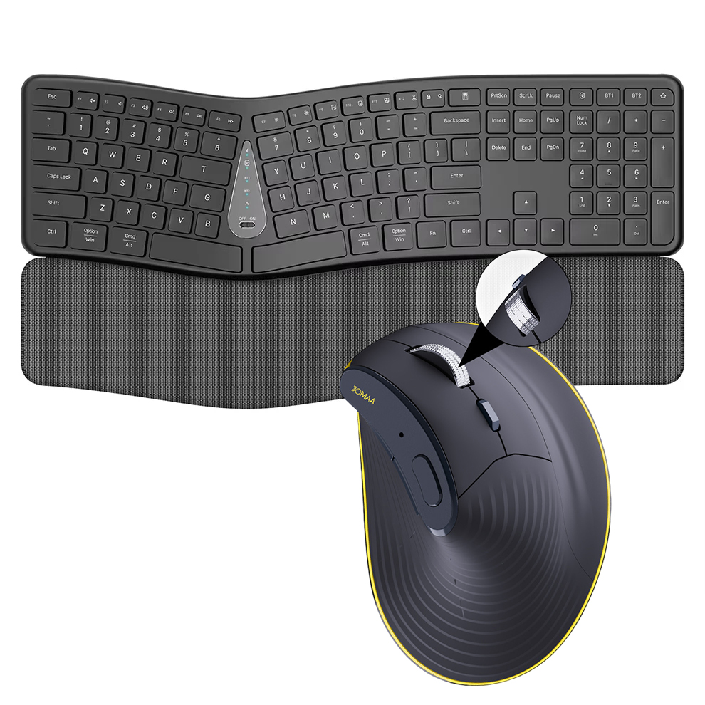 Gaming Keyboard Mouse Combo - 2.4G Wireless Keyboard Mouse Combo,Comfortable Natural