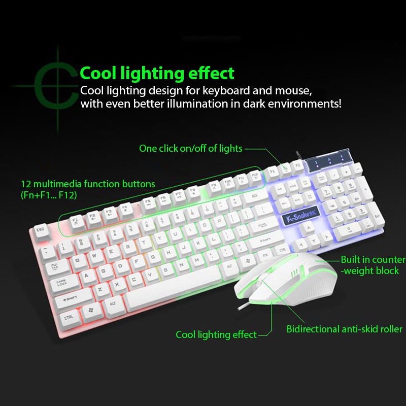 KM320 Keyboard And Mouse Set W - огляд і ціна Gaming Keyboard Mouse Combo
