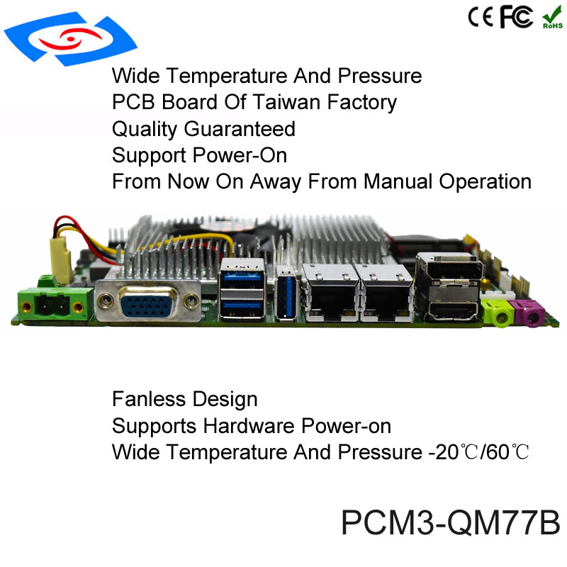 Fanless Industrial Motherboard - огляд і ціна Intel Cpu Core I5
