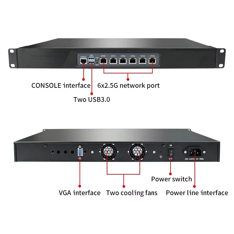 1U Firewall Appliance Intel i3 - огляд і ціна Intel Cpu Core I7