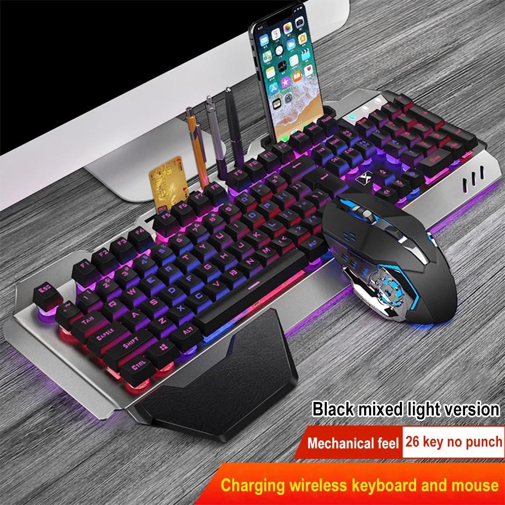 K680 Rechargeable 2.4G wireles - огляд і ціна Gaming Keyboard Mouse Combo