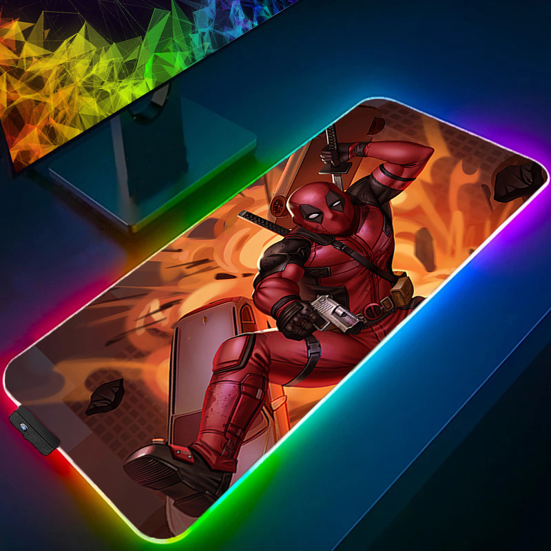 LED Mouse Pad Gaming Backlight - огляд і ціна Gaming Keyboard Nearby