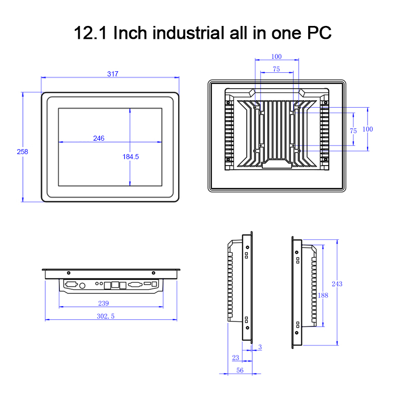12.1 Inch Capacitive Touch Scr - огляд і ціна Intel Cpu Core I5