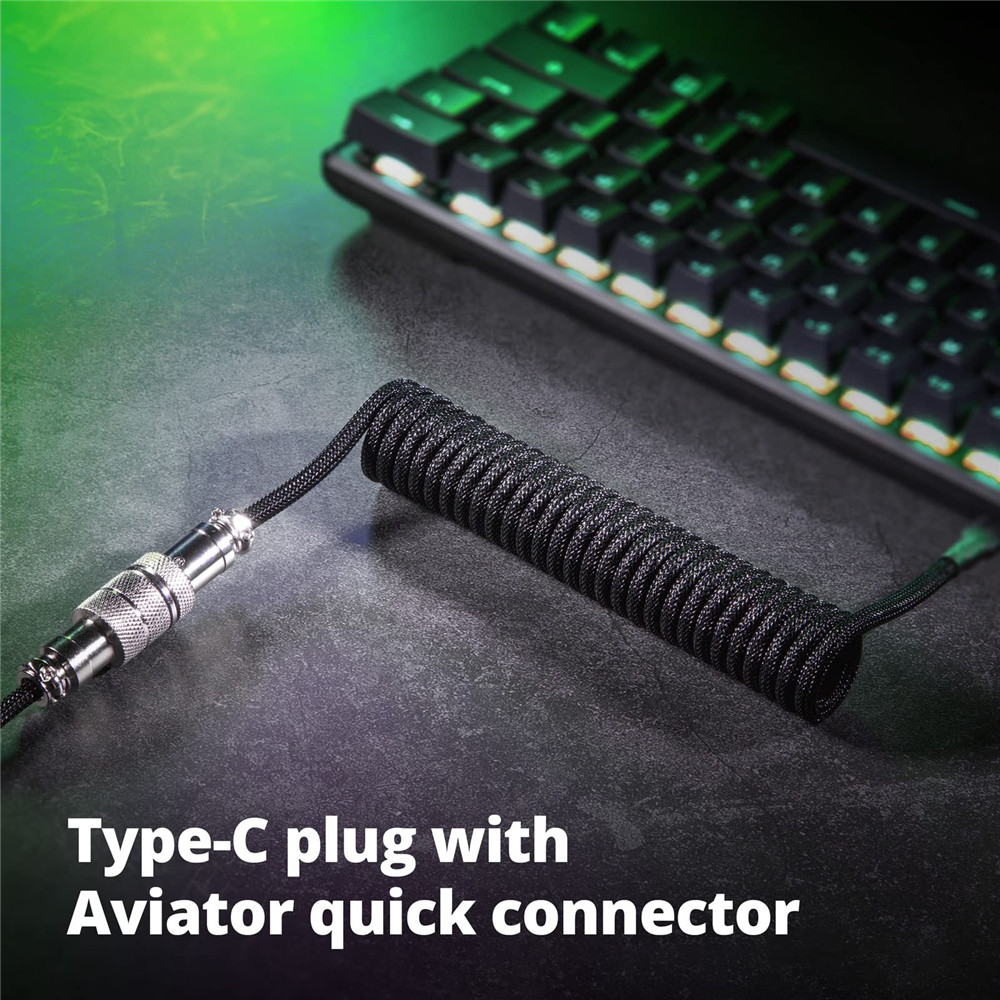 Mechanical Keyboard Coiled Cab - огляд і ціна Gaming Keyboard Types