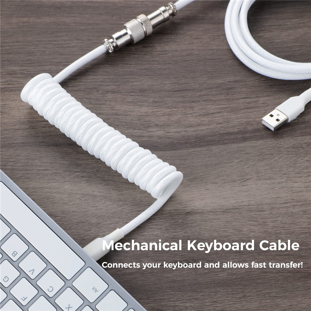 Mechanical Keyboard Coiled Cab - огляд і ціна Gaming Keyboard Types