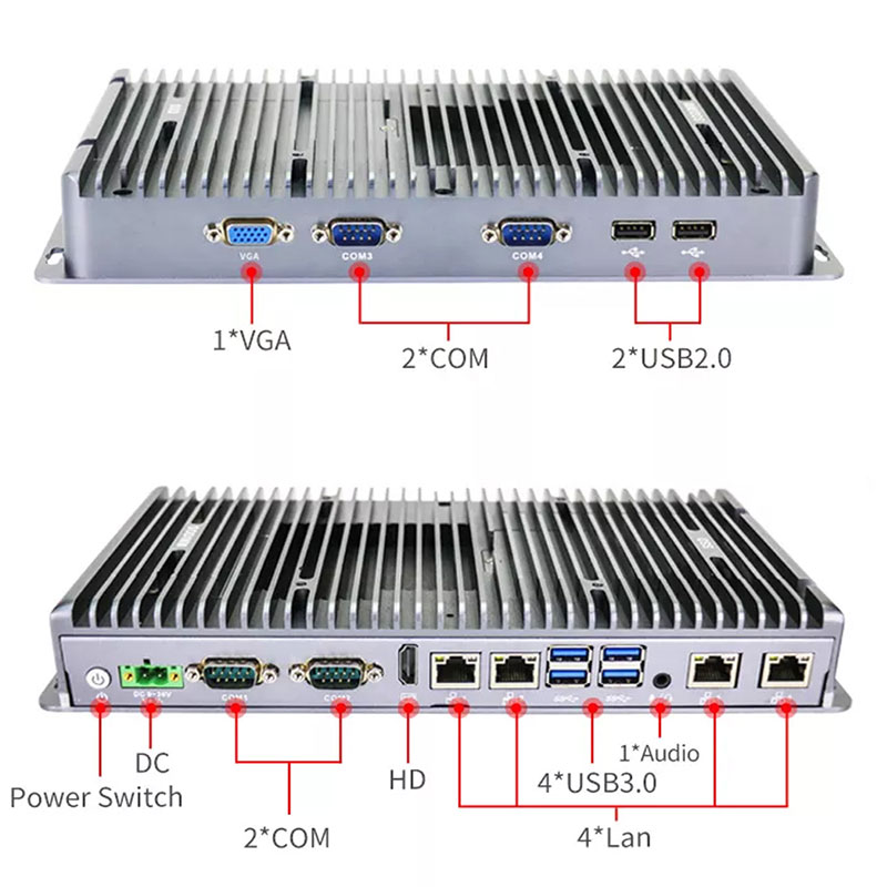 Partaker Fanless Mini PC Indus - огляд і ціна Intel Cpu Core I5