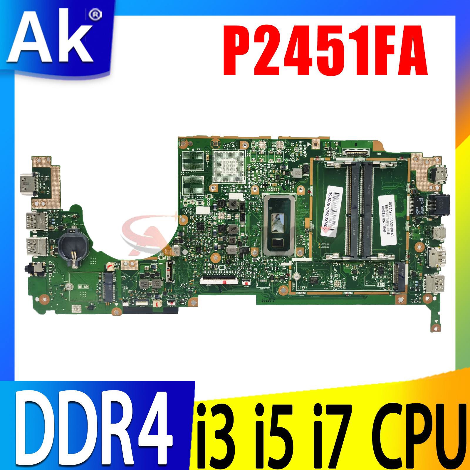 P2451FA Mainboard For ASUS Exp - огляд і ціна Intel Cpu Core I7