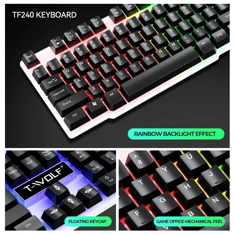 NEW USB Keyboard And Mouse Gam - огляд і ціна Gaming Keyboard Mouse Combo