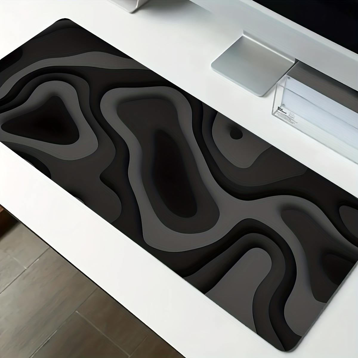 Black Gray Swirl Design Large  - огляд і ціна Gaming Keyboard Brand