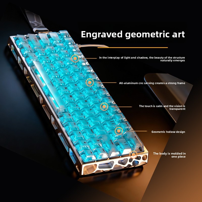 IROK MG63 CNC Aluminum Magneti - огляд і ціна Gaming Keyboard Hall Effect Switches