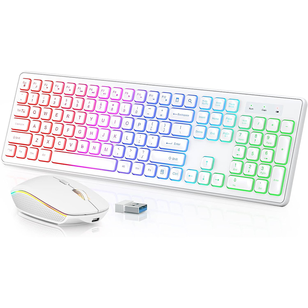 Backlit Wireless Keyboard and  - огляд і ціна Gaming Keyboard Mouse Combo