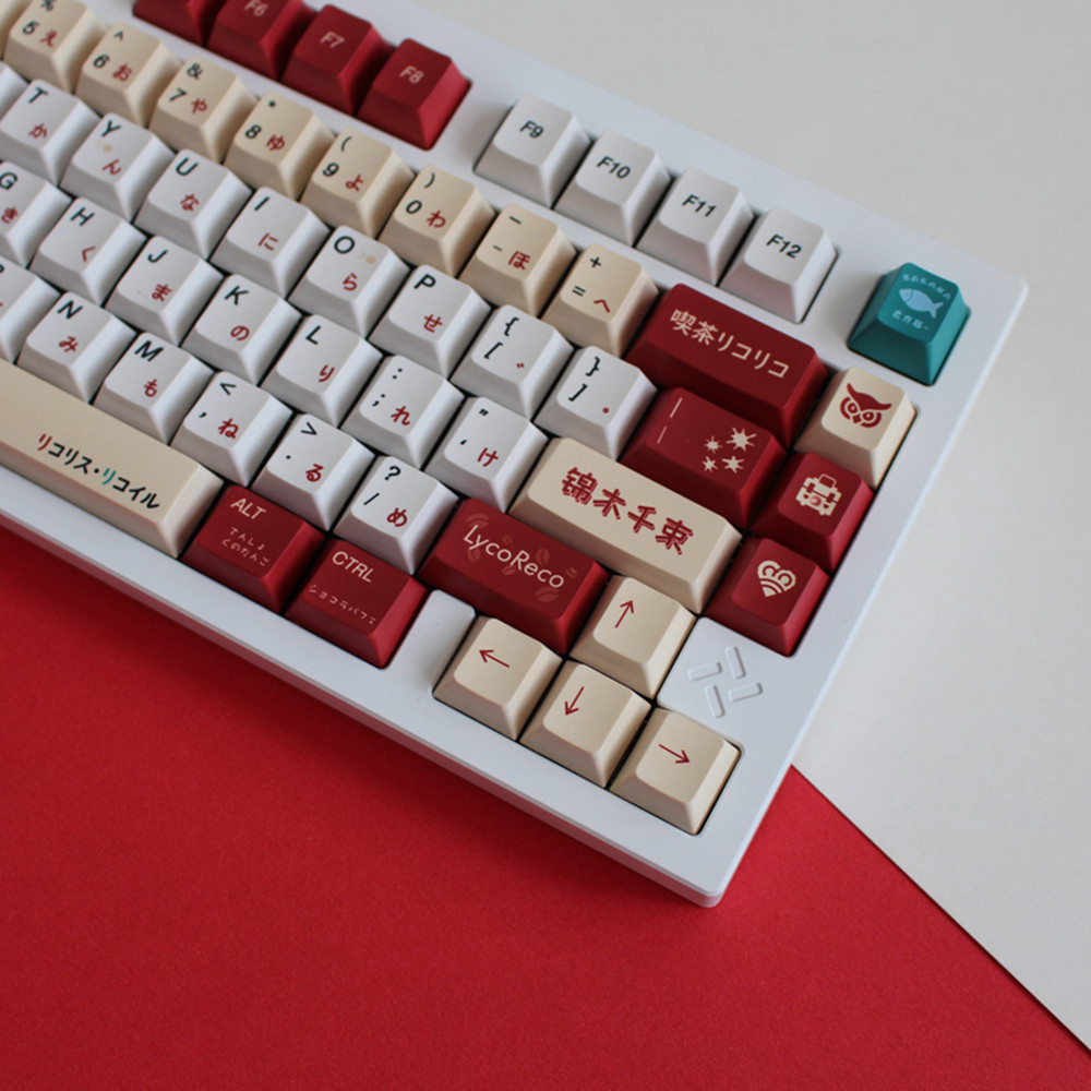 Lycoris Recoil Anime PBT Keyca - огляд і ціна Gaming Keyboard Brand